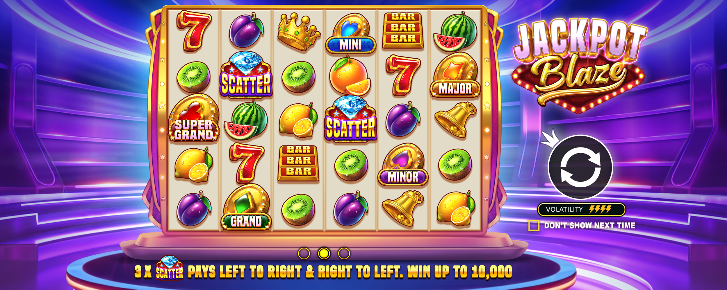 Jackpot Blaze - screenshot with slot description 5